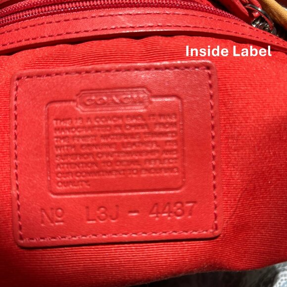 Coach Soho Hampton Multi-Color Striped Hobo Handbag Purse (EXCELLENT CONDITION) - Picture 7 of 7